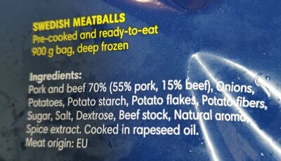 Öresundschark AB Swedish Meatballs 900g - image 2