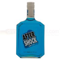 Aftershock Blue Liqueur 70cl bottle with vibrant blue liquid and bold black and white label.