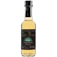 Casamigos Anejo Tequila 5cl miniature bottle with black label and silver cap.