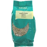 Suma Prepacks Organic Sunflower Seeds 500g in green and yellow packaging with clear window showing seeds.