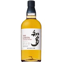 The Chita Suntory Whisky 70cl bottle with black cap, white label, and bold black Japanese characters.