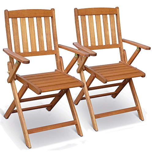 2 Pack Wooden Folding Chairs - image 2