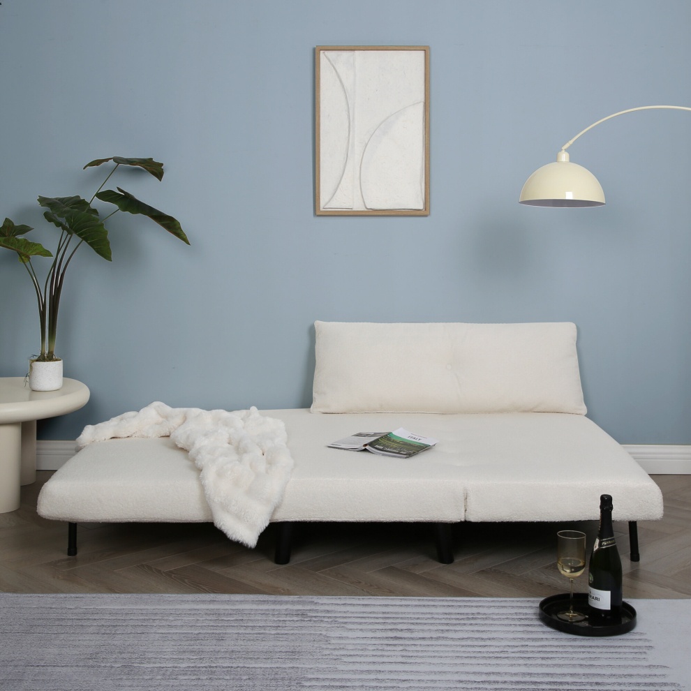 Aurora 2 Seater Boucle Sofa Bed - image 4