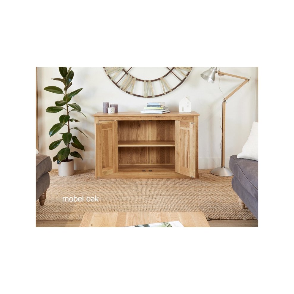 Baumhaus Mobel 2 Door 6 Drawer Oak Sideboard - image 3