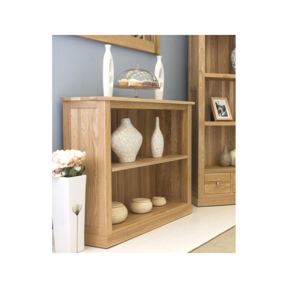 Baumhaus Mobel 2 Shelf Oak Low Bookcase - image 3