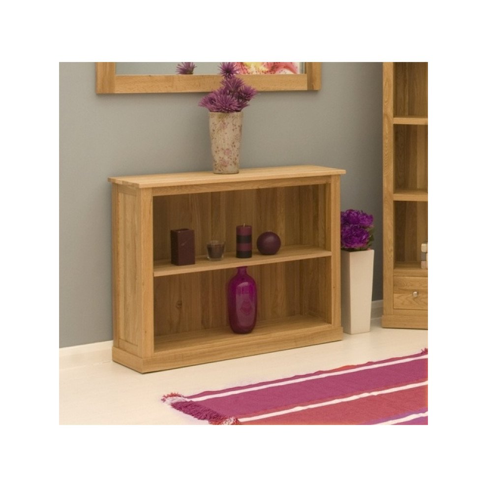 Baumhaus Mobel 2 Shelf Oak Low Bookcase - image 4