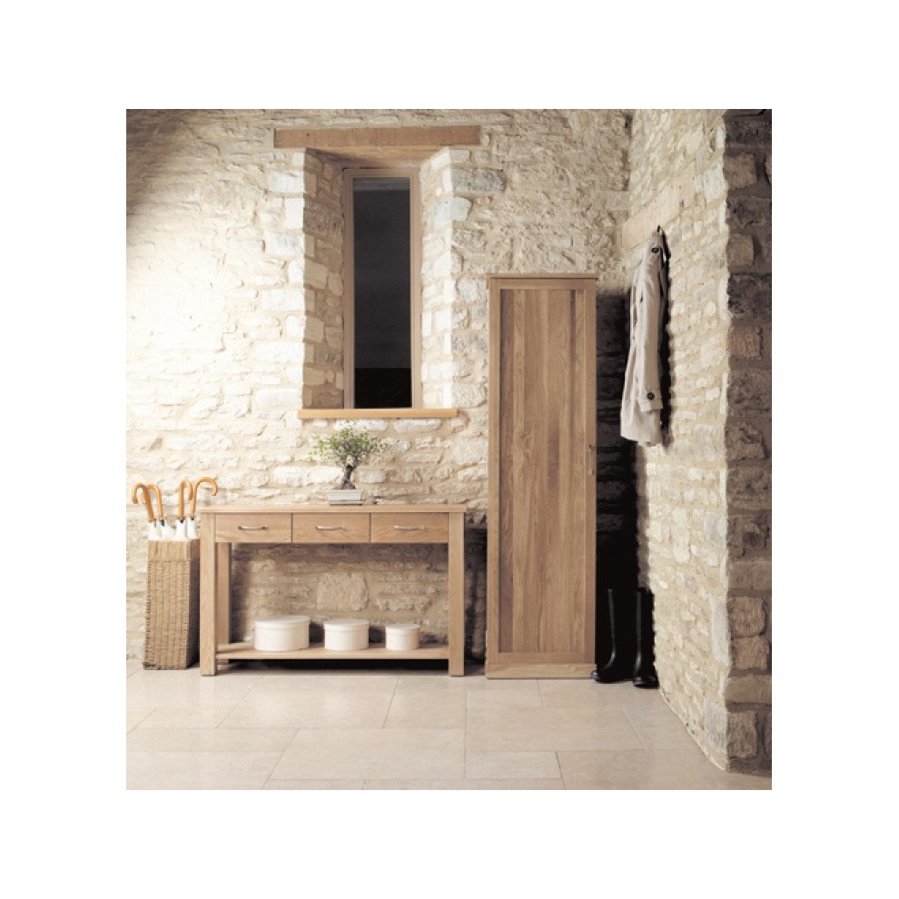 Baumhaus Mobel 7 Shelf Oak Tall Shoe Cupboard - image 3