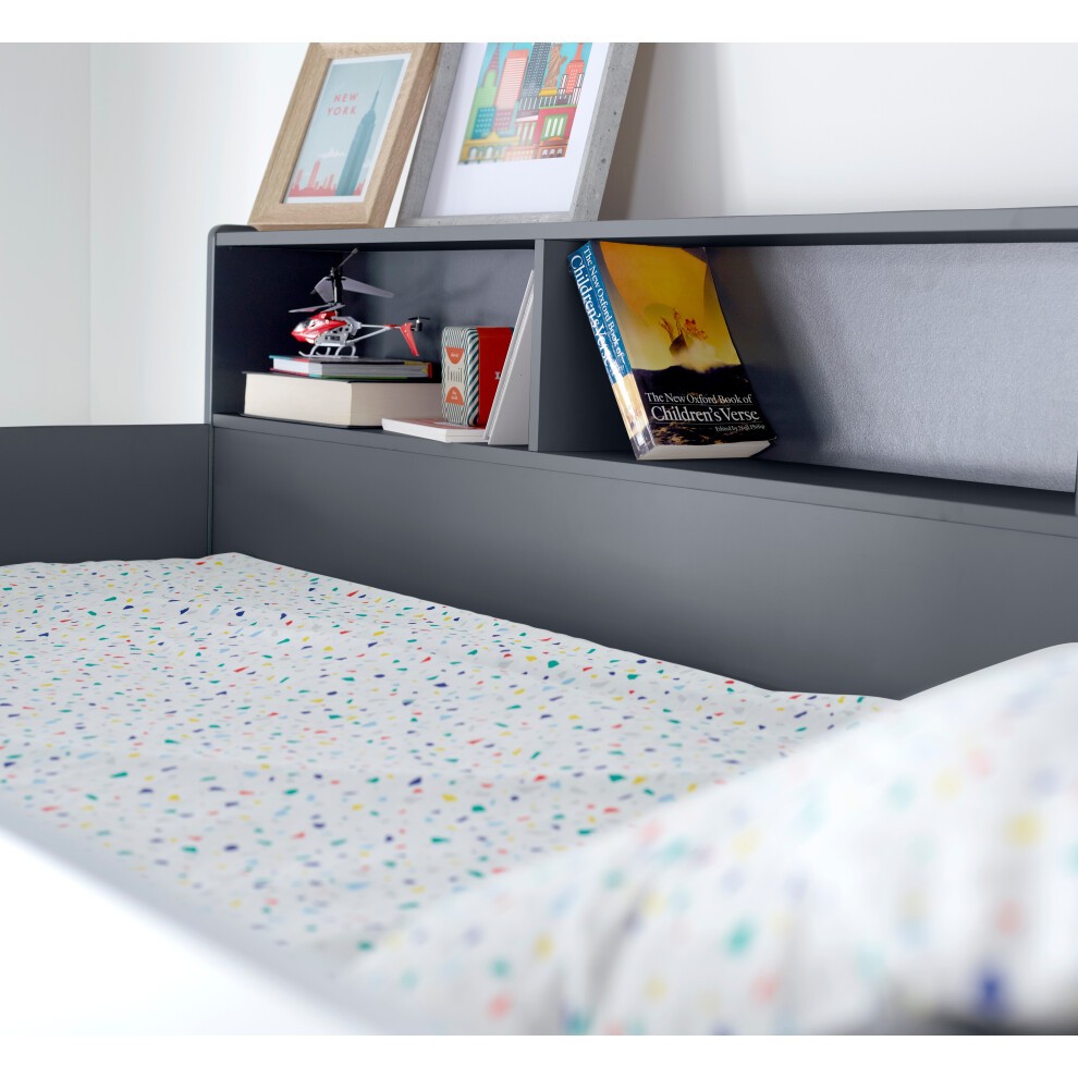 Bedmaster Oliver Onyx Grey Triple Sleeper Bunk Bed - image 3