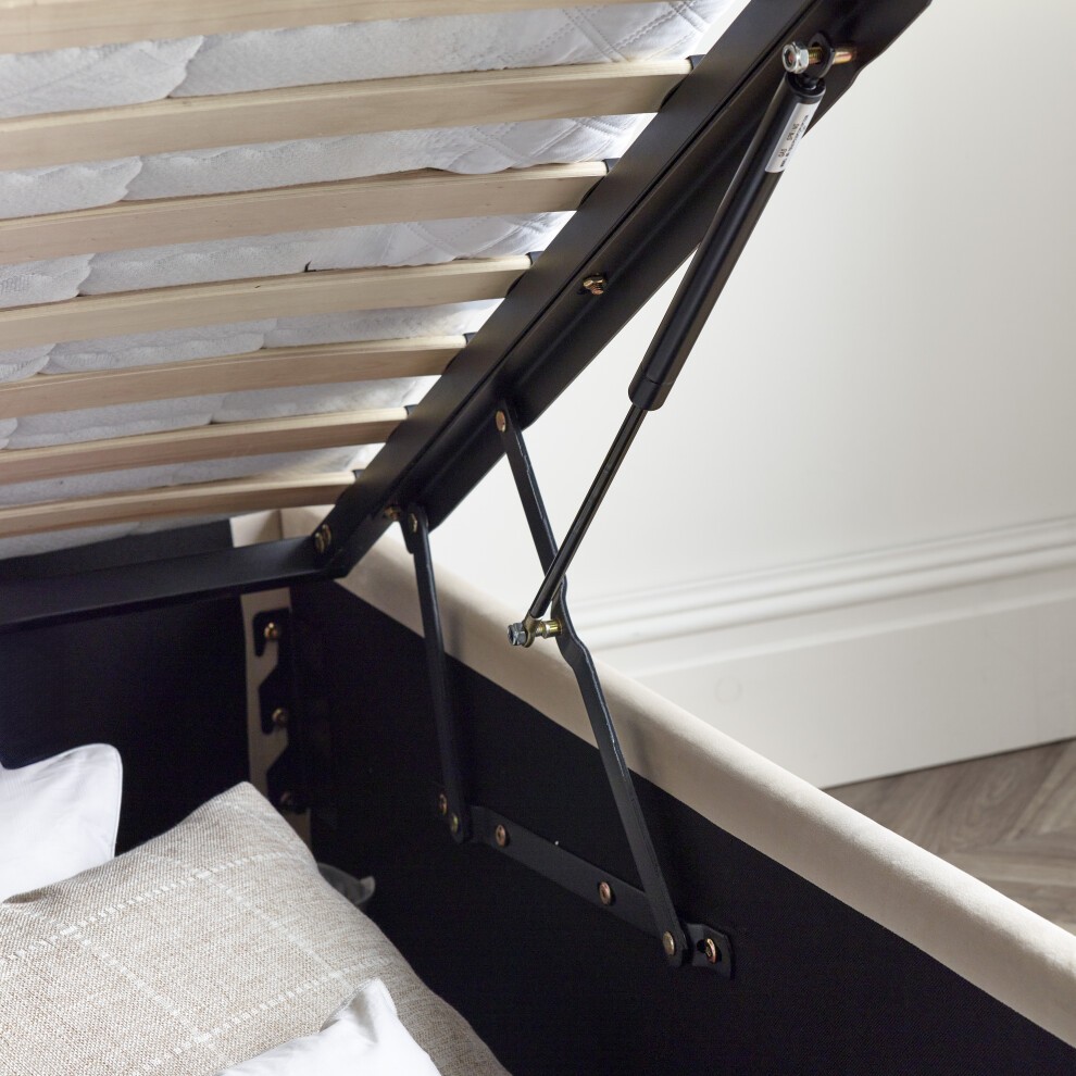 Bedmaster Warwick King Size Warmstone Velvet Ottoman Bed - image 4