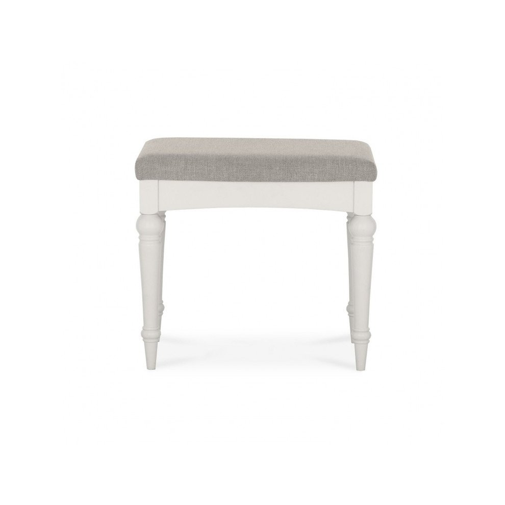 Bentley Designs Montreux Pebble Grey Fabric Soft Stool - image 2