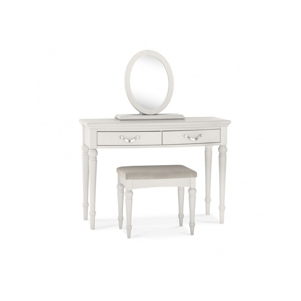 Bentley Designs Montreux Pebble Grey Fabric Soft Stool - image 3