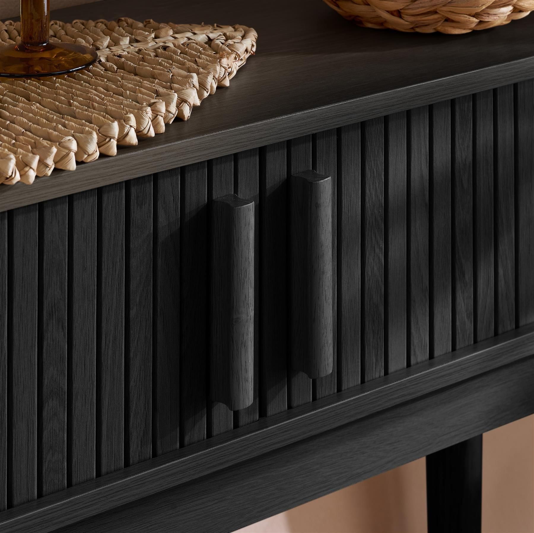 Birlea Axel Black Console Table - image 4