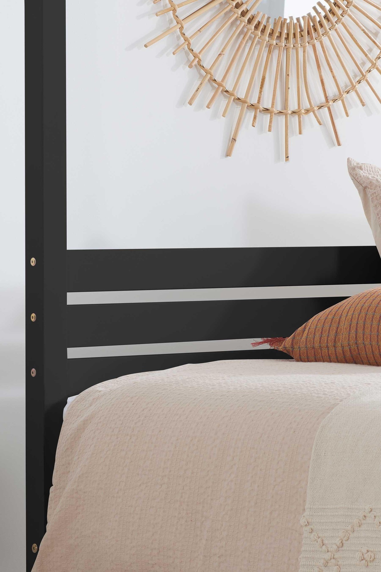 Birlea Mercia Four Poster Bed Frame, Double, Black - image 5