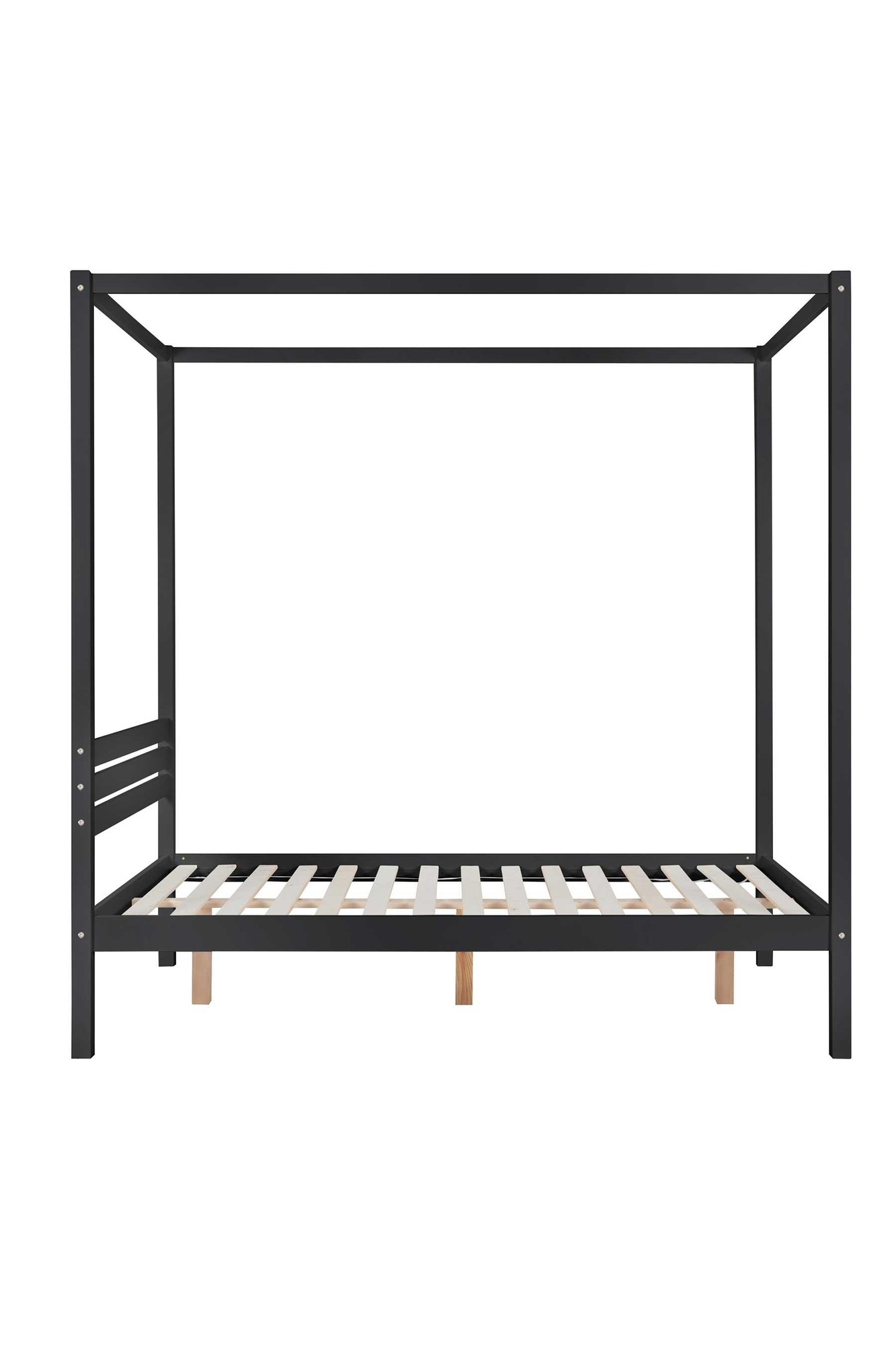 Birlea Mercia Four Poster Bed Frame, King Size, Black - image 5