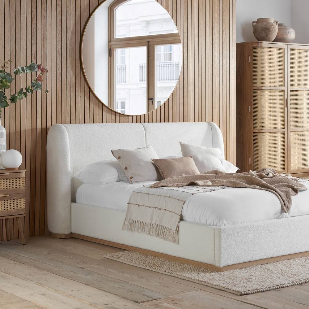 Birlea Noah 2 Door Rattan Effect Bedside Table - image 5
