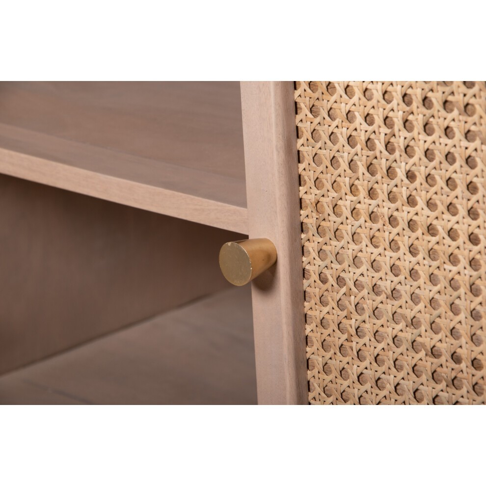 Brooklyn 4 Door Cane and Mango Wood Sideboard - image 3