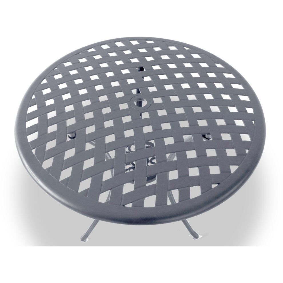 Centurion Supports OSHOWA Grey 2 Seater Aluminium Bistro Set with Table - image 5