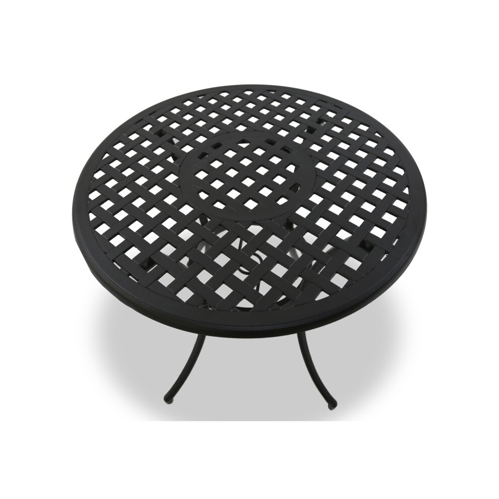 Centurion Supports Prego 2 Seater Garden Bistro Set Black - image 3