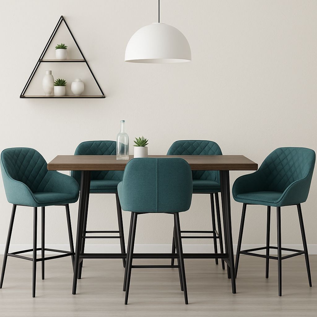DS Living The Florence Silver Sega Bar Stool Set of 2 - image 4