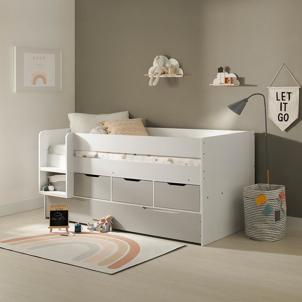 Flair Lars Single Low Cabin Bed with Trundle and Storage Drawers - image 3