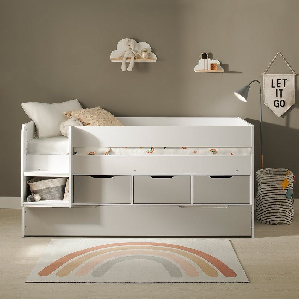 Flair Lars Single Low Cabin Bed with Trundle and Storage Drawers - image 4