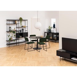 Florence Angus Single Door Black TV Unit - image 2