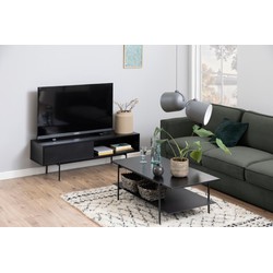 Florence Angus Single Door Black TV Unit - image 4