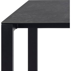 Florence Brentford Ceramic 6 Seater Dining Table Matt Black - image 2
