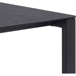 Florence Brentford Ceramic 6 Seater Dining Table Matt Black - image 4