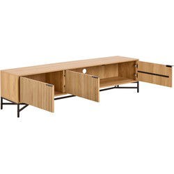 Florence Jaipur Oak 3 Door TV Unit - image 3