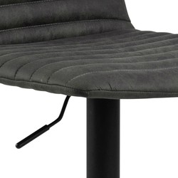 Florence Kimmy Grey Fabric Bar Stool Set of 2 - image 3