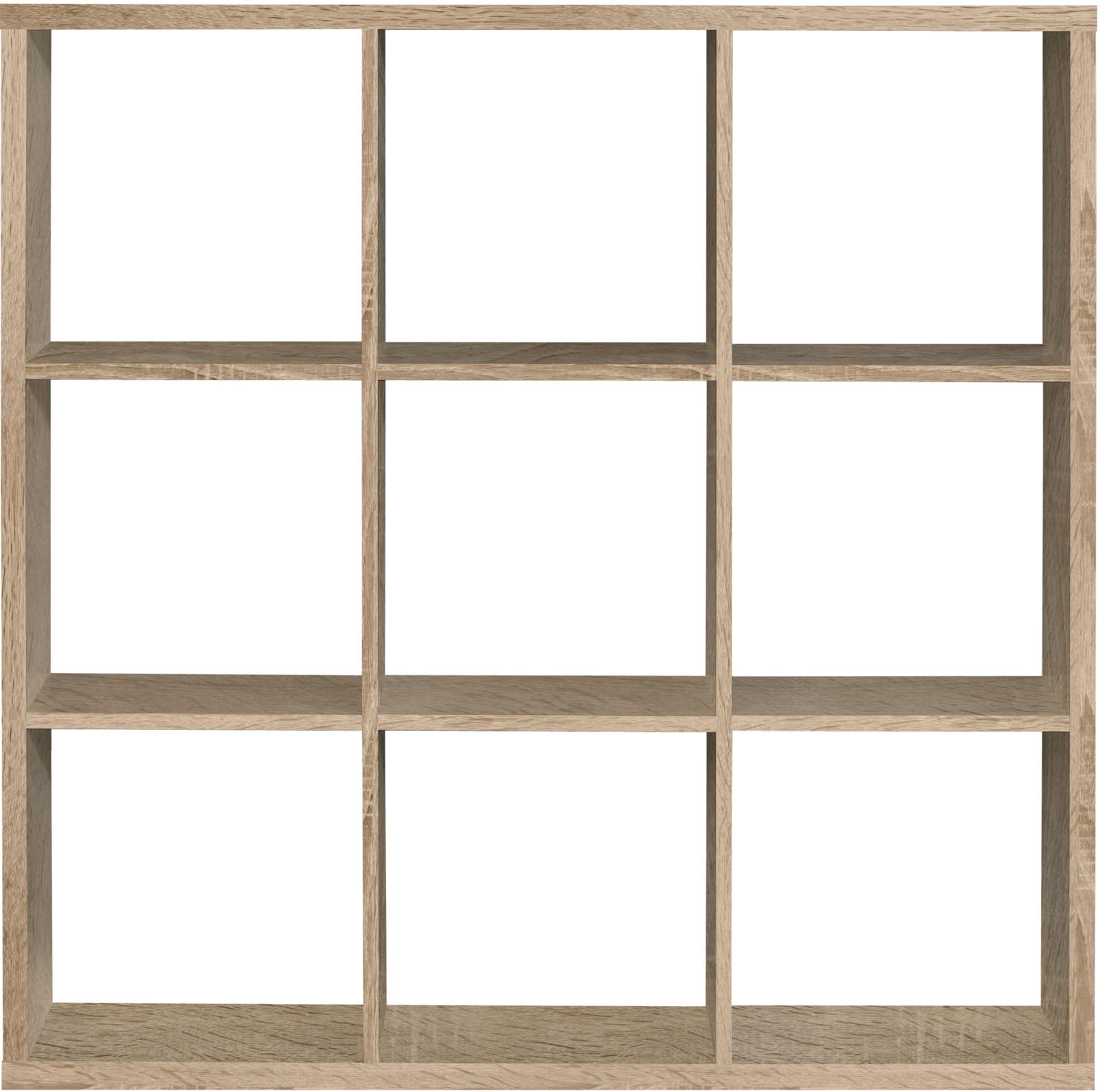 Florence Mauro 9 Cube Sonoma Oak Bookshelf - image 3