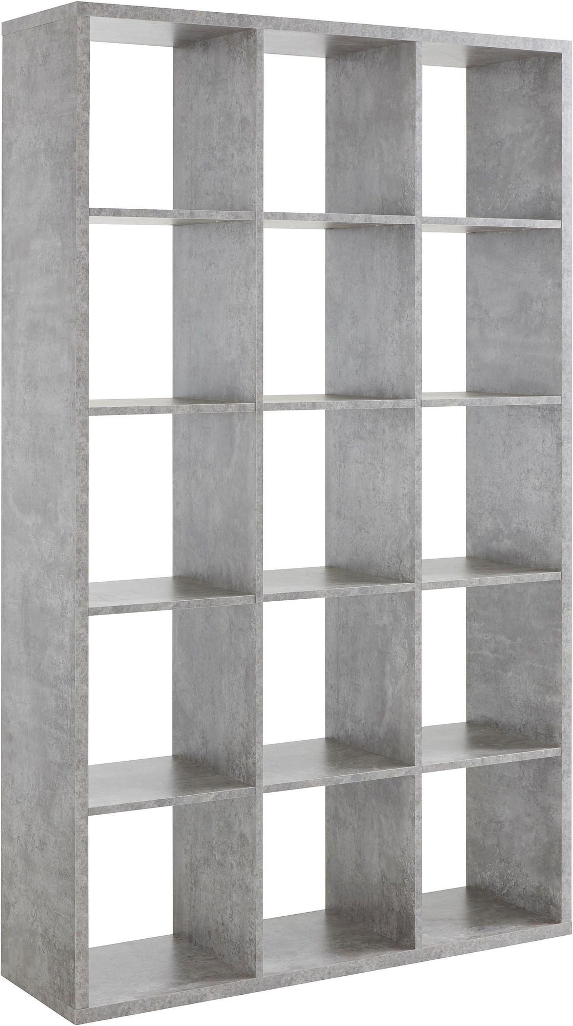 Florence Mauro Multi Shelf Concrete Grey Bookshelf - image 3