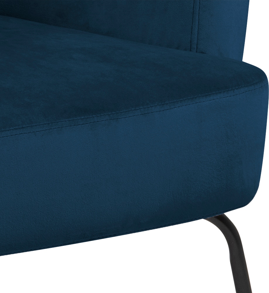 Florence Melissa Navy Blue Lounge Chair - image 4