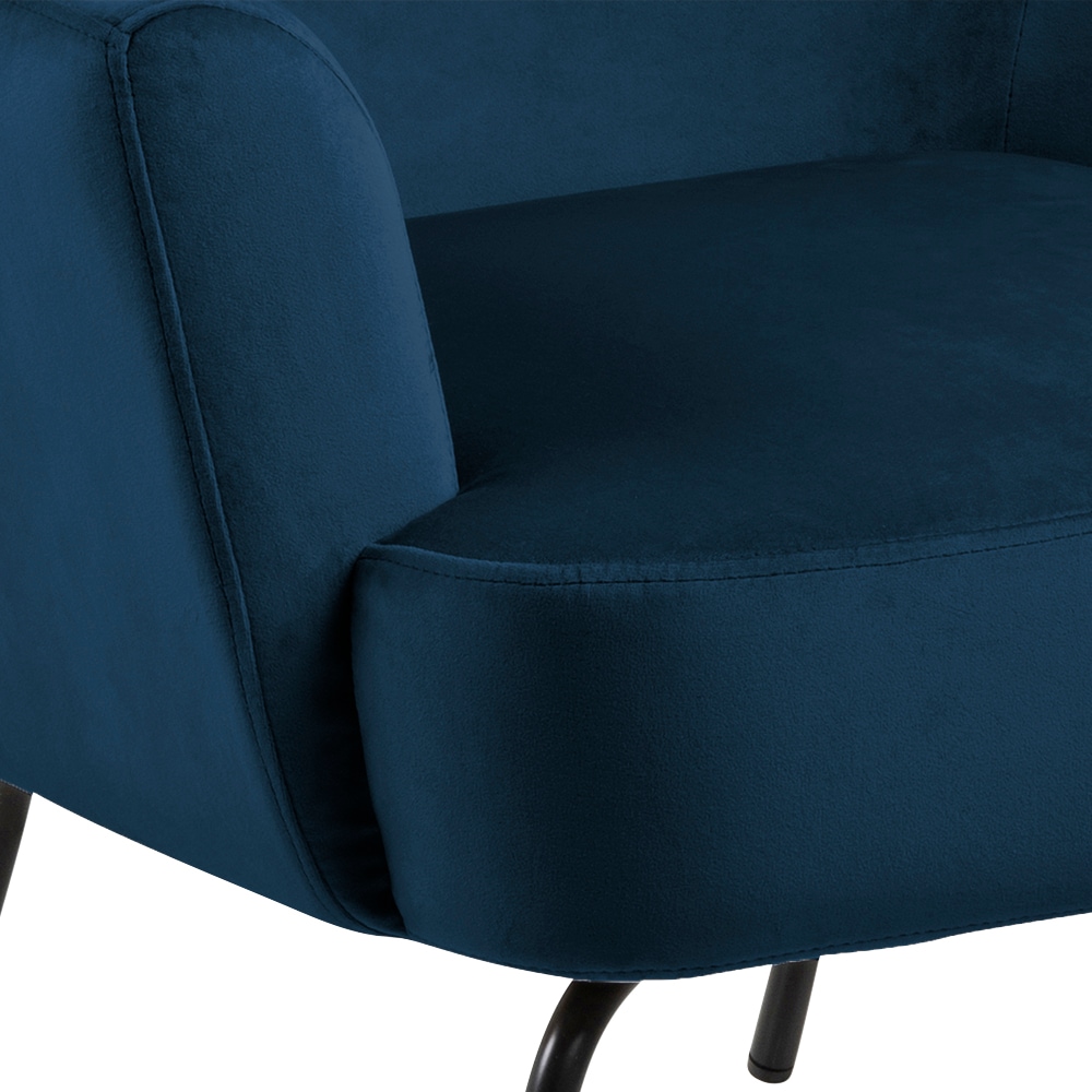 Florence Melissa Navy Blue Lounge Chair - image 5