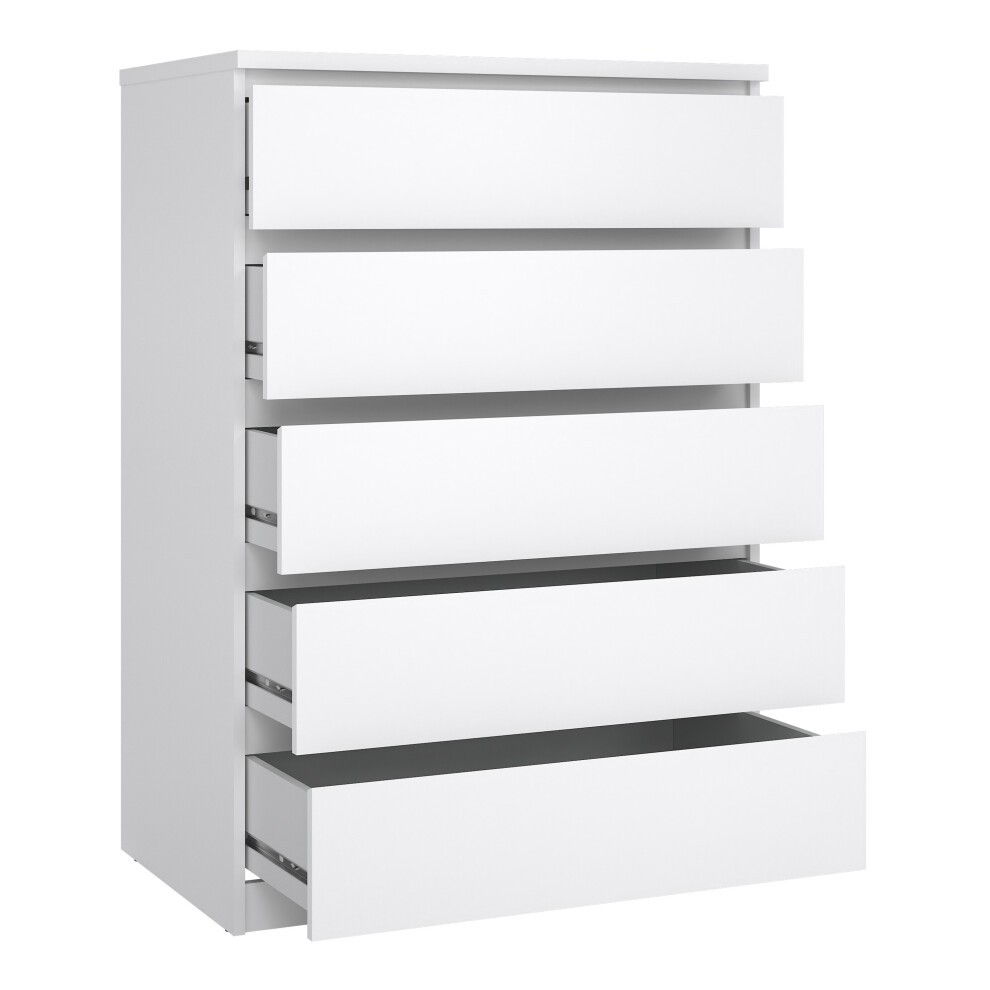Florence Naia White High Gloss 3 Piece Bedroom Furniture Set - image 5