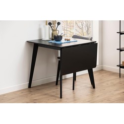 Florence Roxby 80 to 120cm Extending Dining Table Black - image 2