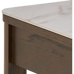 Florence Southampton Cream Ceramic Single Drawer Square Side Table - image 2