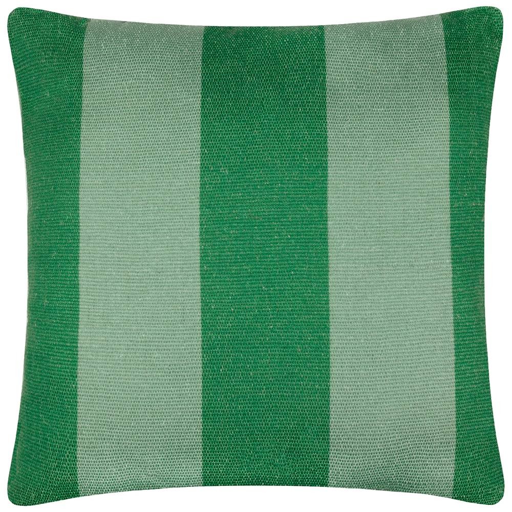 furn. Deck Stripe Green Woven Polyester Filled Outdoor Cushion 59 x 59cm - image 2