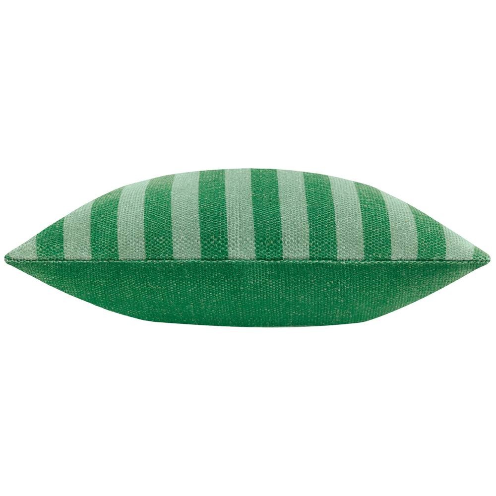 furn. Deck Stripe Green Woven Polyester Filled Outdoor Cushion 59 x 59cm - image 4