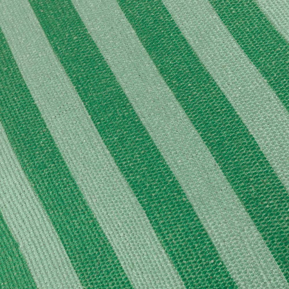 furn. Deck Stripe Green Woven Polyester Filled Outdoor Cushion 59 x 59cm - image 5