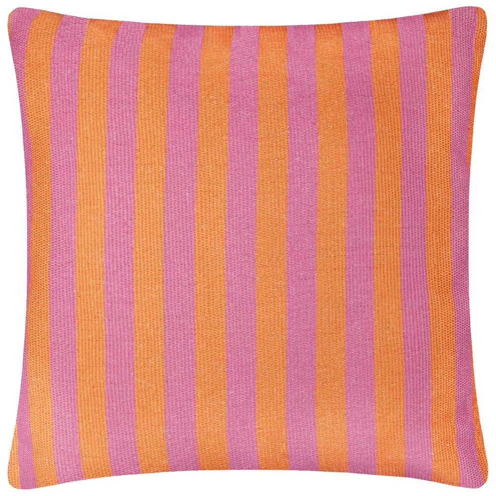 furn. Deck Stripe Orange Woven Polyester Filled Outdoor Cushion 59 x 59cm - image 3