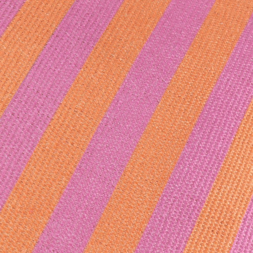 furn. Deck Stripe Orange Woven Polyester Filled Outdoor Cushion 59 x 59cm - image 5
