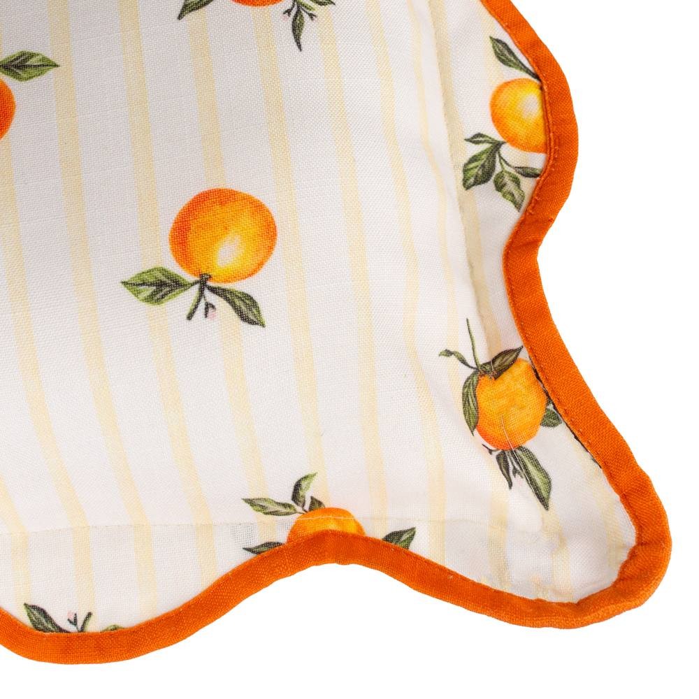Furn Fruits Oranges Stripe Yellow Cushion 45 x 45cm - image 5