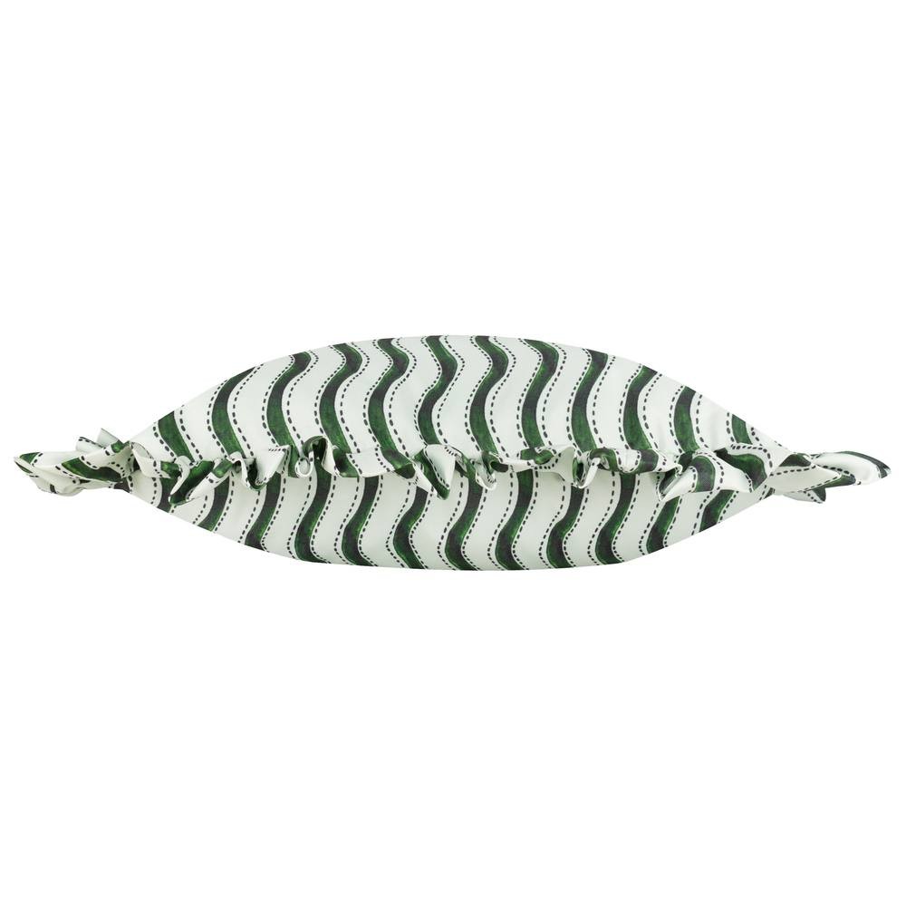 Furn Summer Solstice Wiggly Stripe Green Cushion 30 x 50cm - image 3