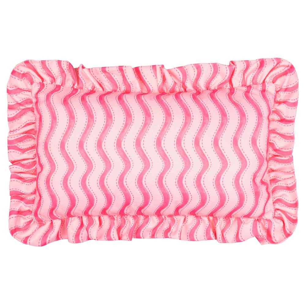 Furn Summer Solstice Wiggly Stripe Pink Cushion 30 x 50cm - image 2