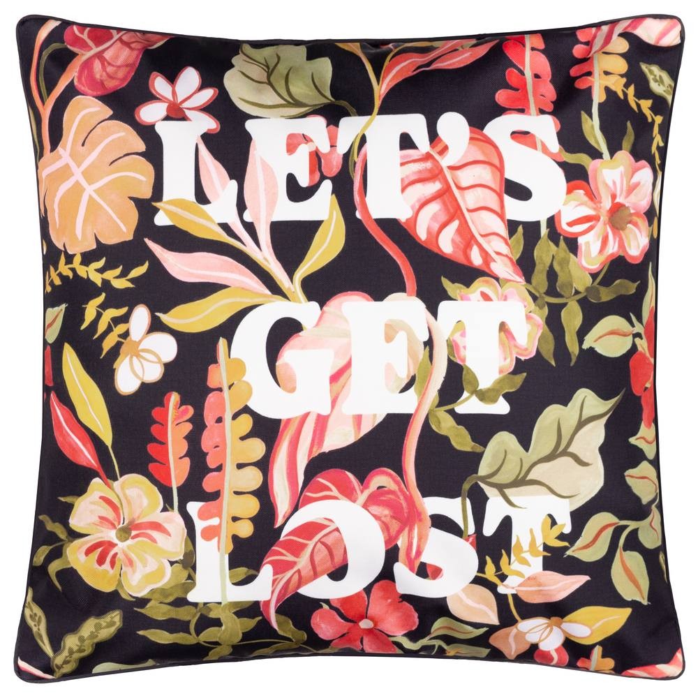 Furn Tropical Bloom Lost Black Reversible Cushion 45 x 45cm - image 2
