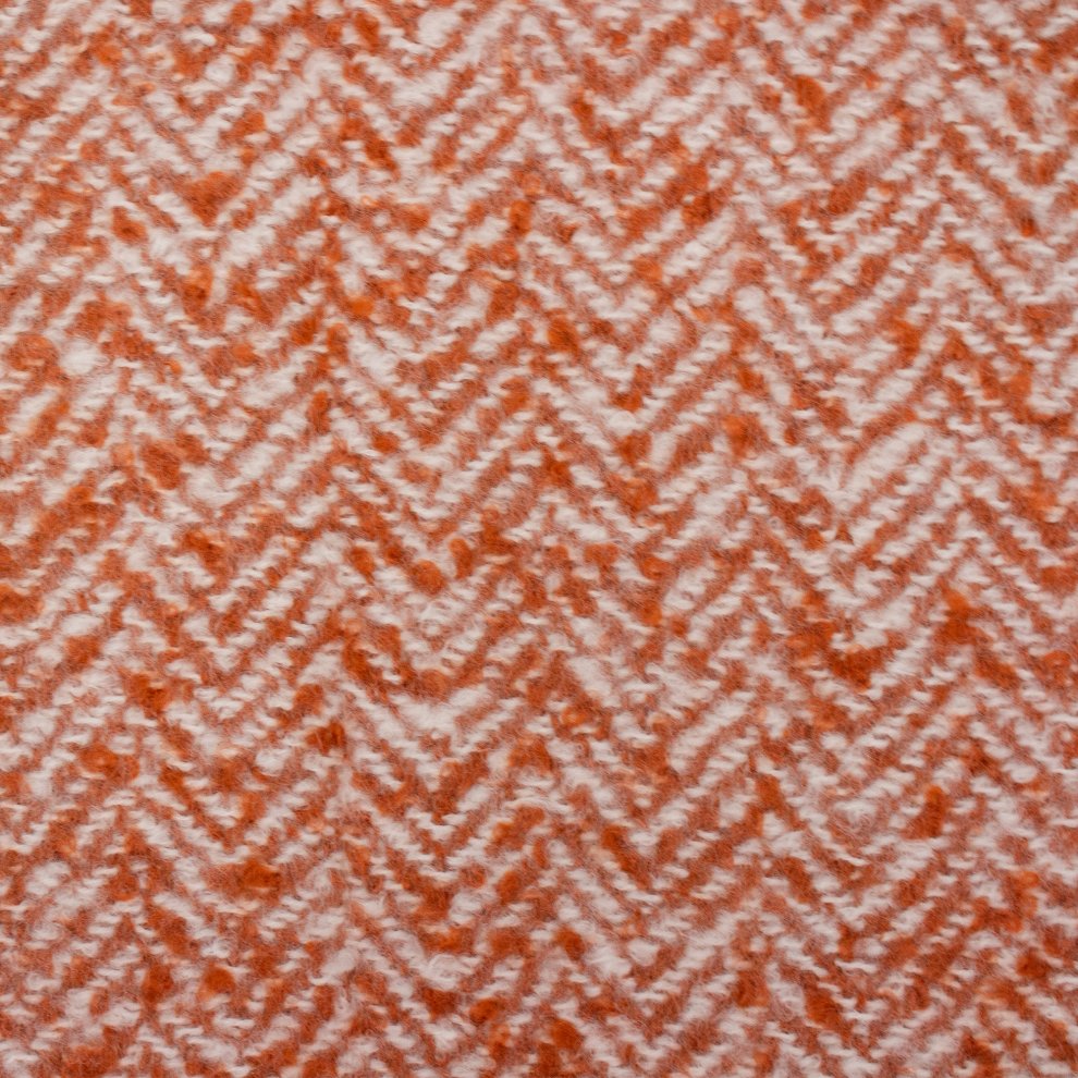furn. Weaver Herringbone Rust Throw 180 x 130cm - image 3