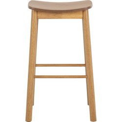Furniture To Go Barlow Set of 2 Matt Oak Bar Stool - image 4