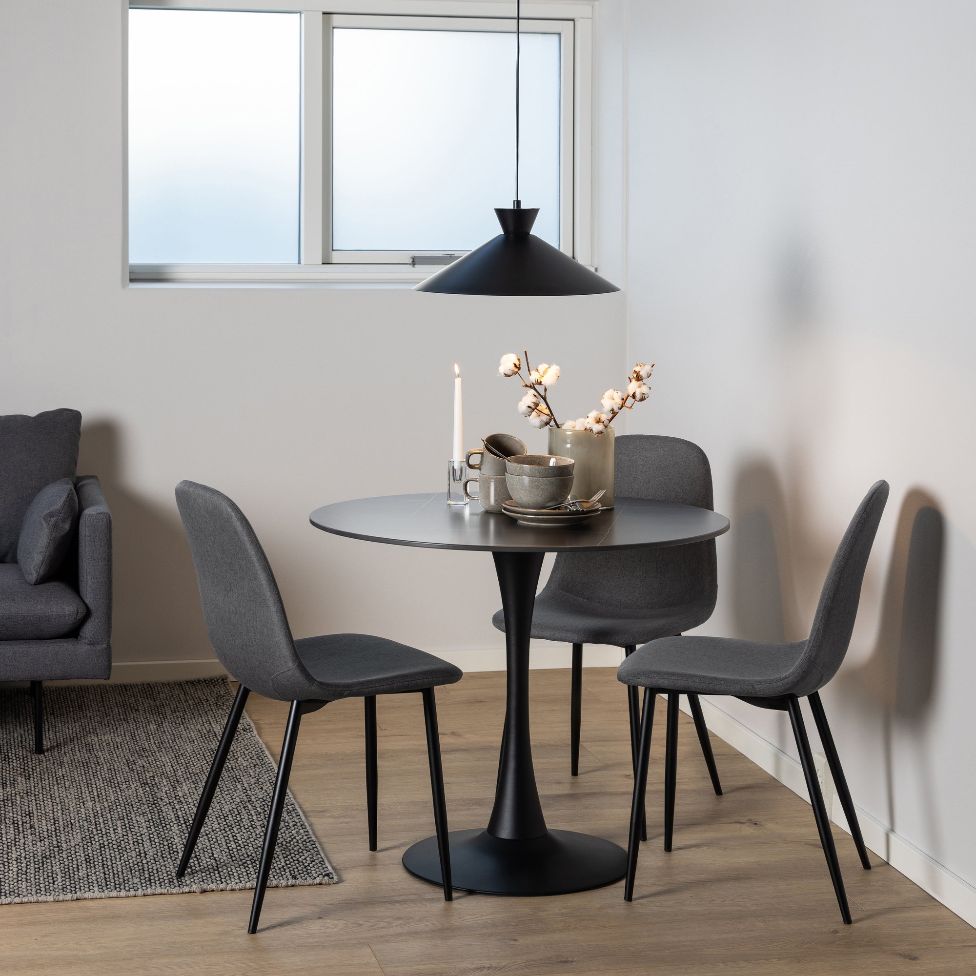 Furniture To Go Celia Light Grey Dining Chair Set of 4 - image 2
